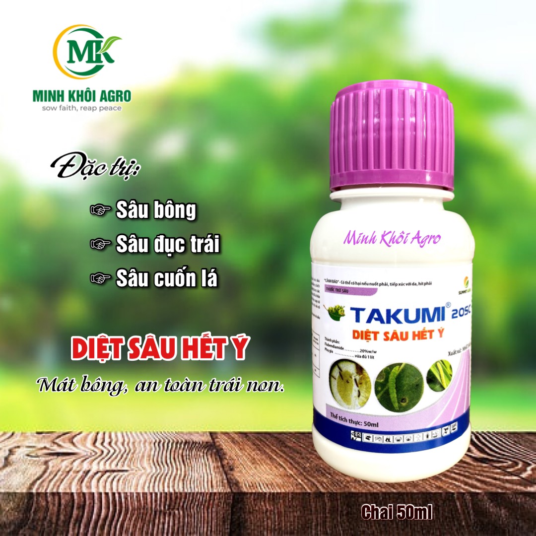 Thuốc trừ sâu Takumi 20SC - Chai 50ml